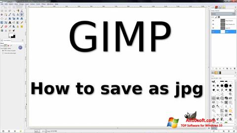 Skjermbilde GIMP Windows 10