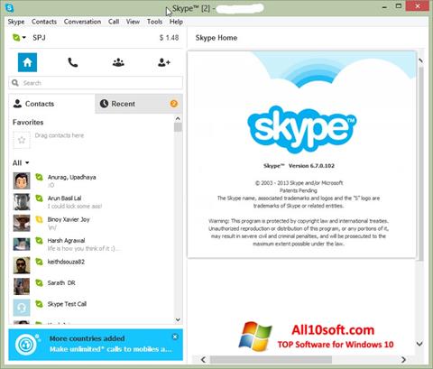 Skjermbilde Skype Setup Full Windows 10