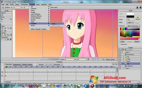 Skjermbilde Anime Studio Windows 10