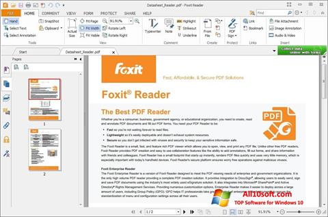 Skjermbilde Foxit Reader Windows 10