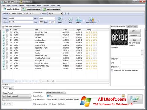 Skjermbilde Easy CD-DA Extractor Windows 10