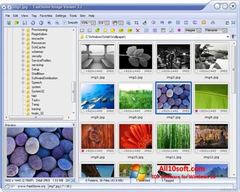 Skjermbilde FastStone Image Viewer Windows 10