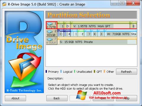 Skjermbilde R-Drive Image Windows 10