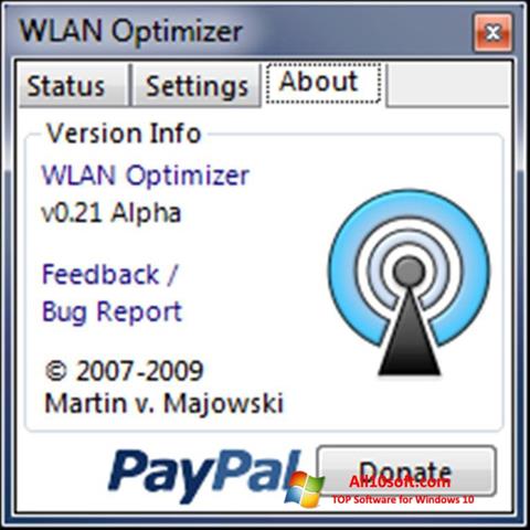 Skjermbilde WLAN Optimizer Windows 10