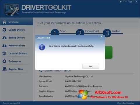 Skjermbilde Driver Toolkit Windows 10