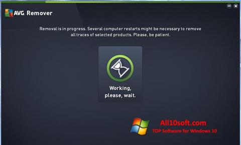 Skjermbilde AVG Remover Windows 10