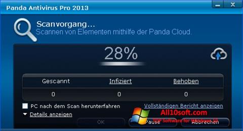 Skjermbilde Panda Antivirus Pro Windows 10