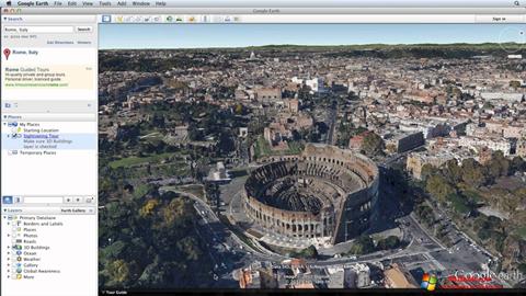 Skjermbilde Google Earth Windows 10
