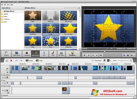 Skjermbilde AVS Video Editor Windows 10