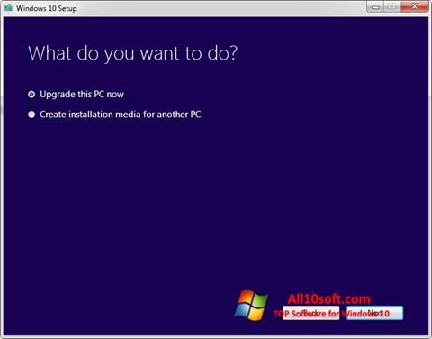 Skjermbilde Media Creation Tool Windows 10