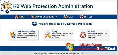 Skjermbilde K9 Web Protection Windows 10