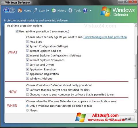 Skjermbilde Windows Defender Windows 10