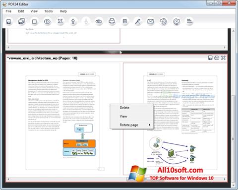 Skjermbilde PDF24 Creator Windows 10