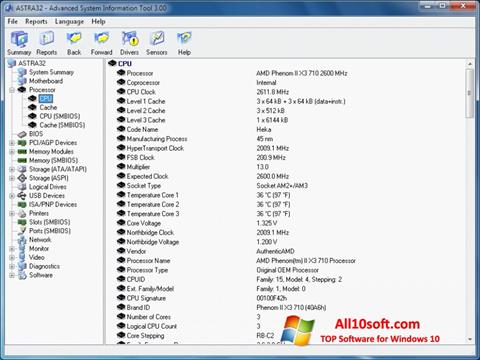 Skjermbilde ASTRA32 Windows 10