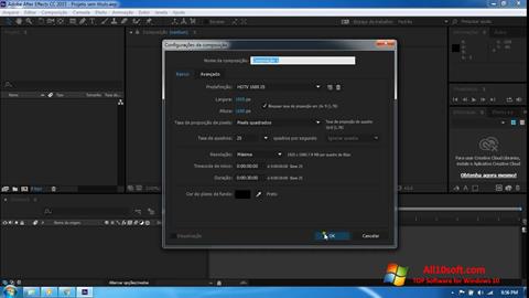 Skjermbilde Adobe After Effects CC Windows 10