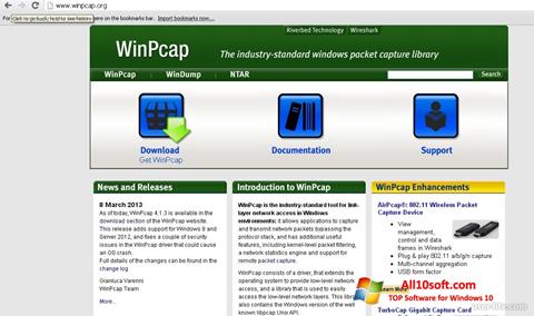 Skjermbilde WinPcap Windows 10