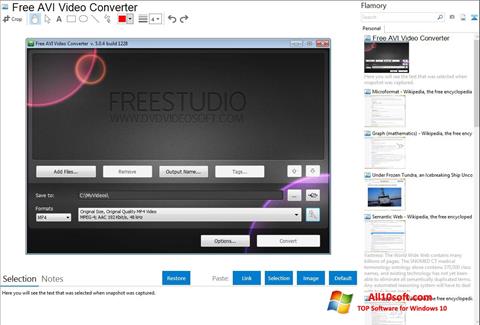 Skjermbilde Free AVI Video Converter Windows 10