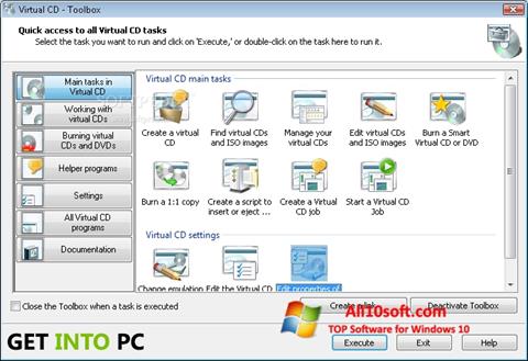 Skjermbilde Virtual CD Windows 10