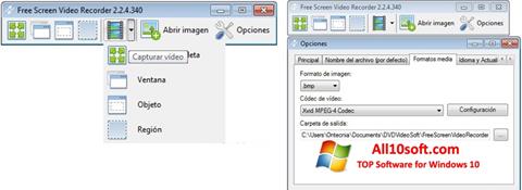 Skjermbilde Free Screen Video Recorder Windows 10