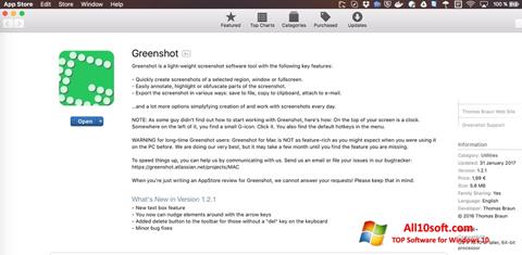 Skjermbilde Greenshot Windows 10