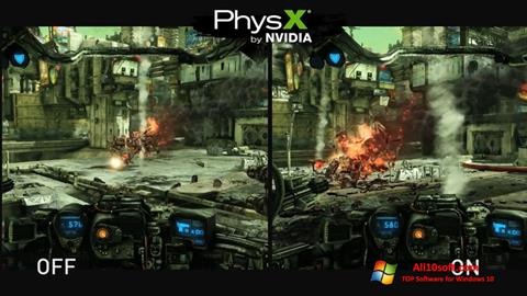 Skjermbilde NVIDIA PhysX Windows 10