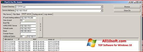 Skjermbilde Tftpd32 Windows 10