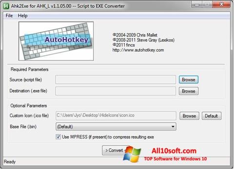 Skjermbilde AutoHotkey Windows 10