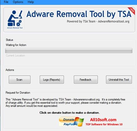 Skjermbilde Adware Removal Tool Windows 10