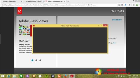 Skjermbilde Adobe Flash Player Windows 10