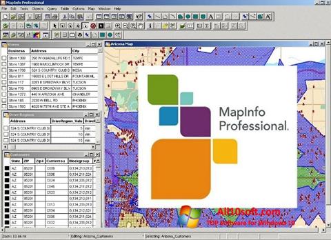 Skjermbilde MapInfo Professional Windows 10