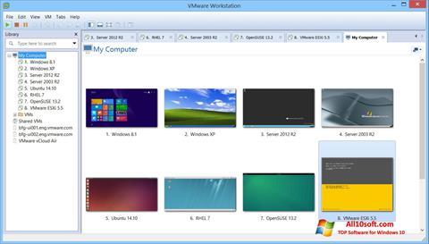 Skjermbilde VMware Workstation Windows 10