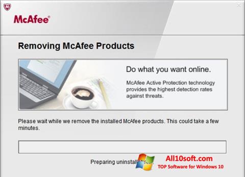 Skjermbilde McAfee Consumer Product Removal Tool Windows 10