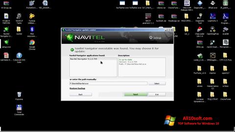 Skjermbilde Navitel Navigator Update Center Windows 10