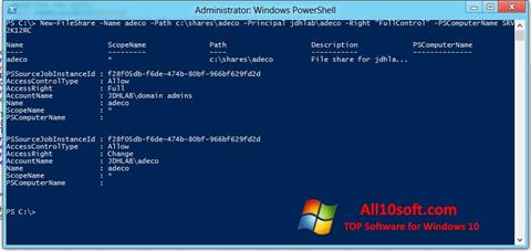 Skjermbilde Windows PowerShell Windows 10
